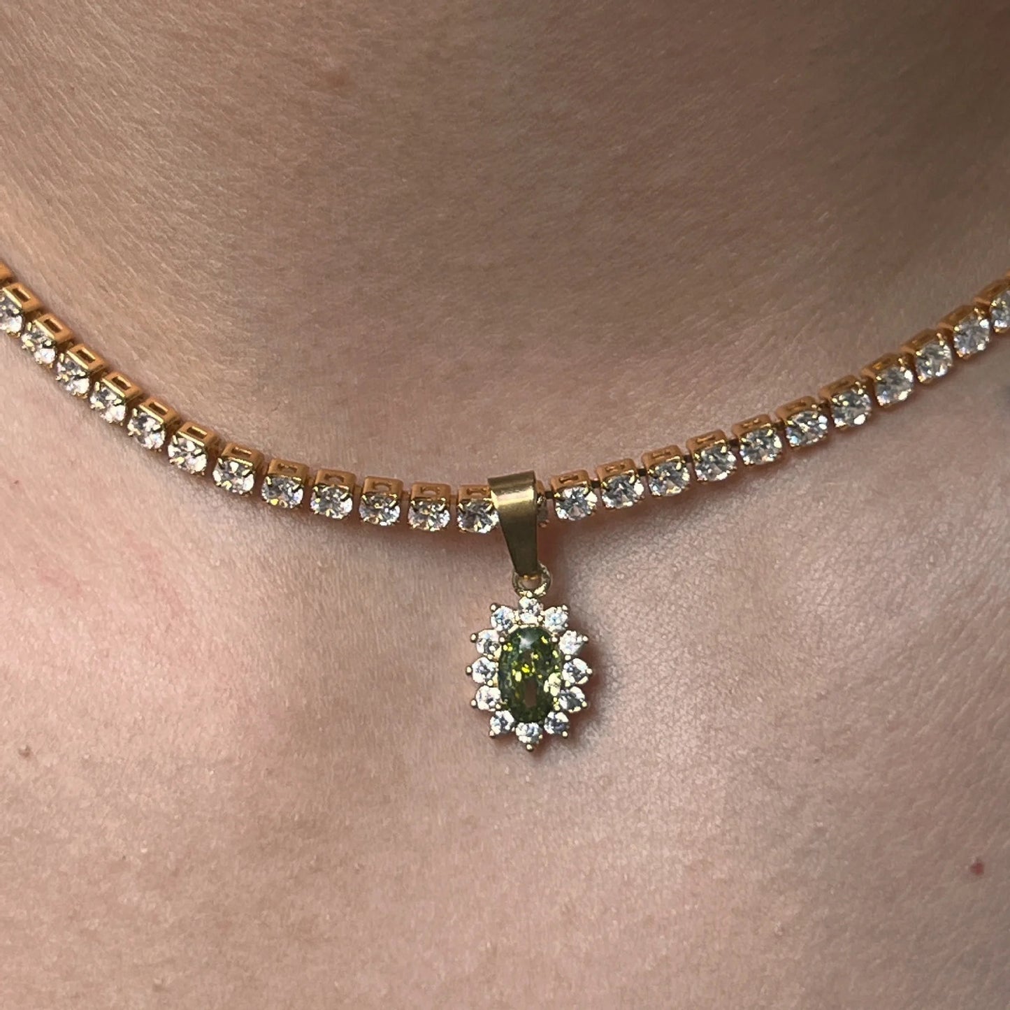 Tennis & Flowe Necklace