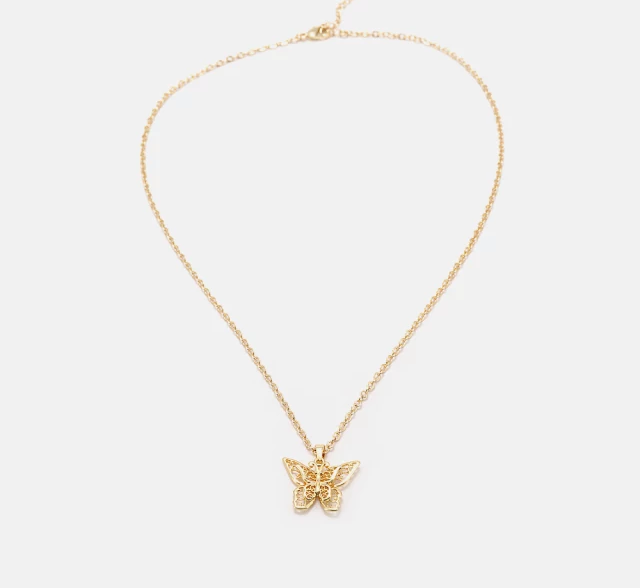 Tinkerbell Butterfly Necklace