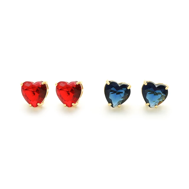 Heartbeat Stud Earrings