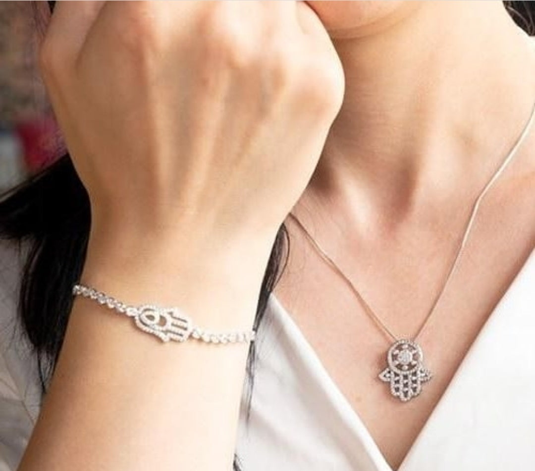 Hamsa Hand Necklace