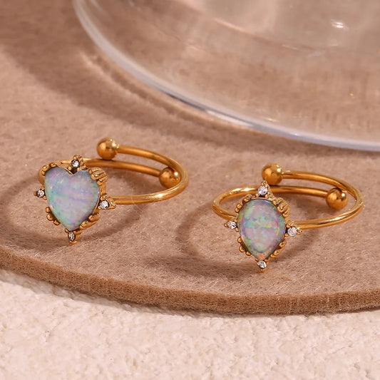Opal Adjustable Ring
