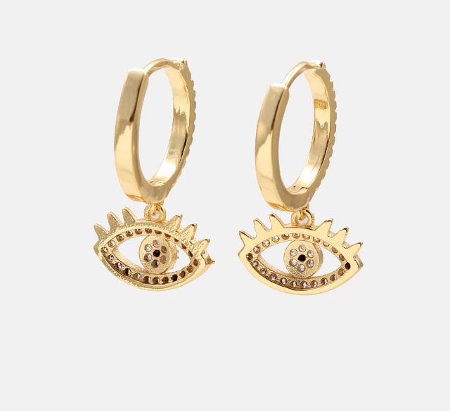 Black Eye Earrings