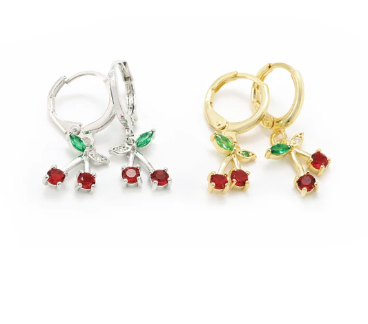 Mon Cherry Earrings