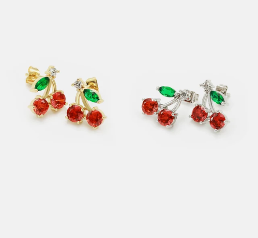Cherry Stud Earrings