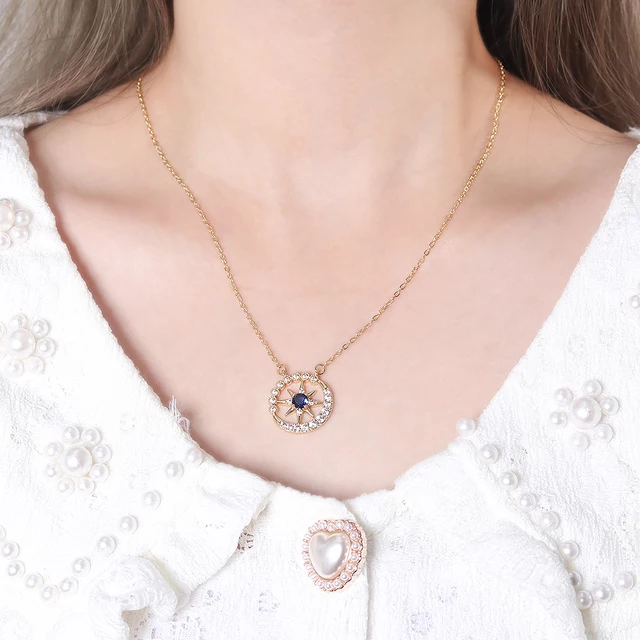 Brightest Star near the Moon Necklace