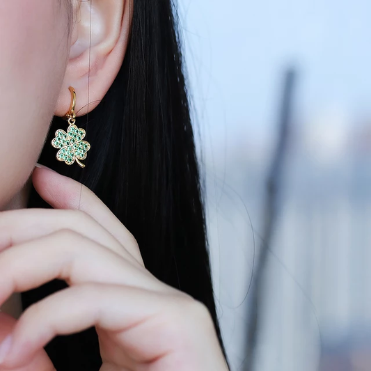 Lucky 4 Leaf Earrings