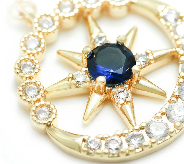 Brightest Star near the Moon Necklace