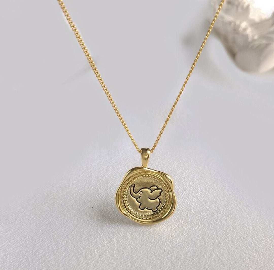 Dumbo the Elephant 925 Sterling Silver Necklace